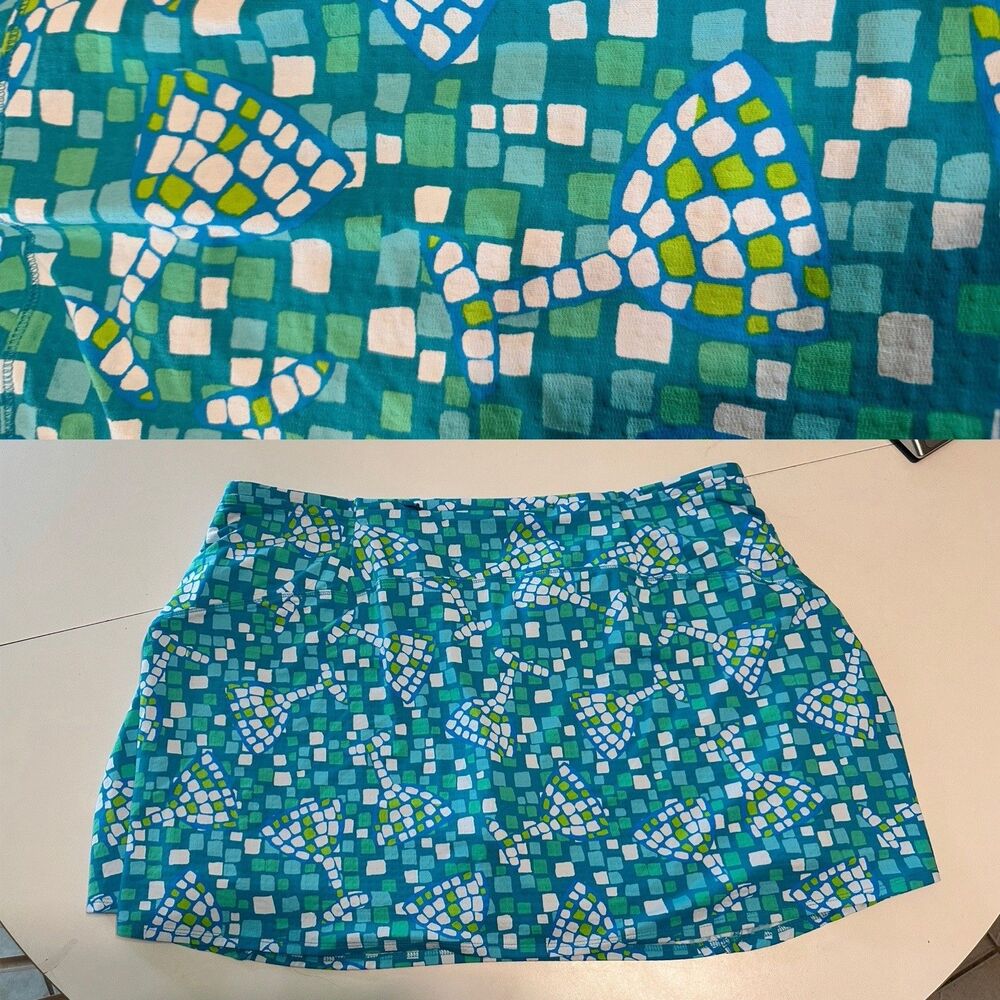 Ibkul woman XL Skort Tennis Golf pickleball Stretch pull on martini Wine Drink